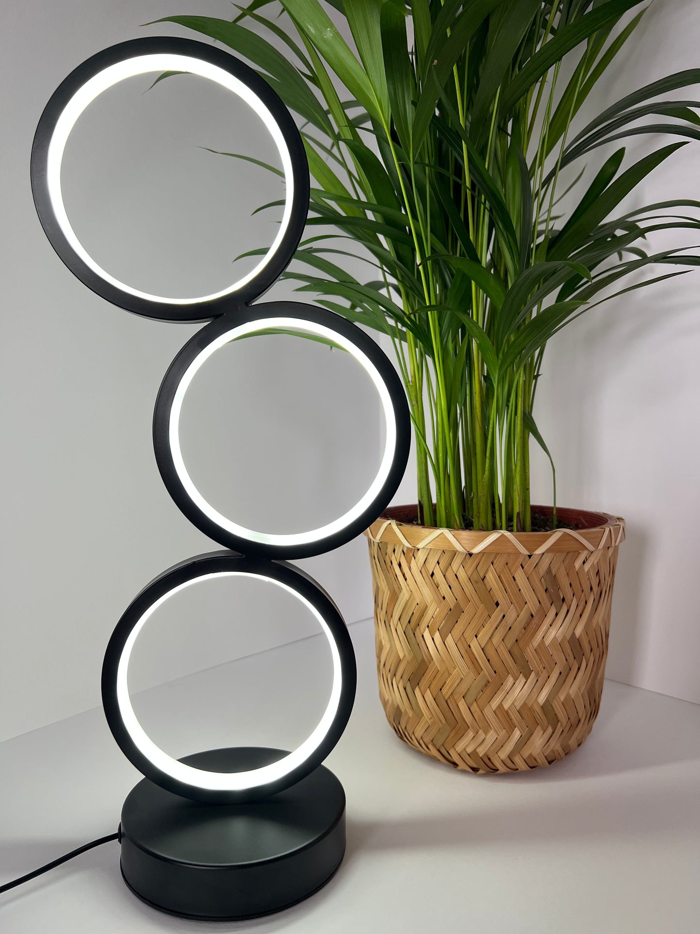 Three ring LED lamp