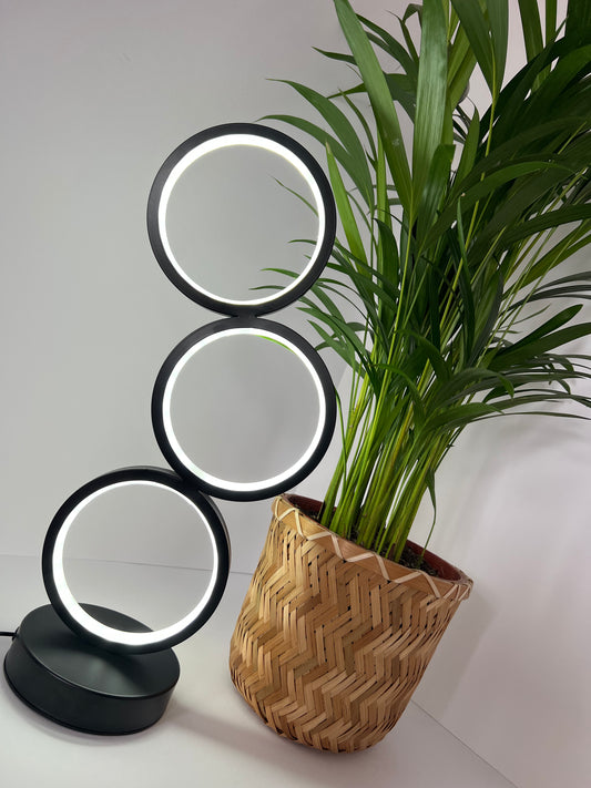 Three ring LED lamp