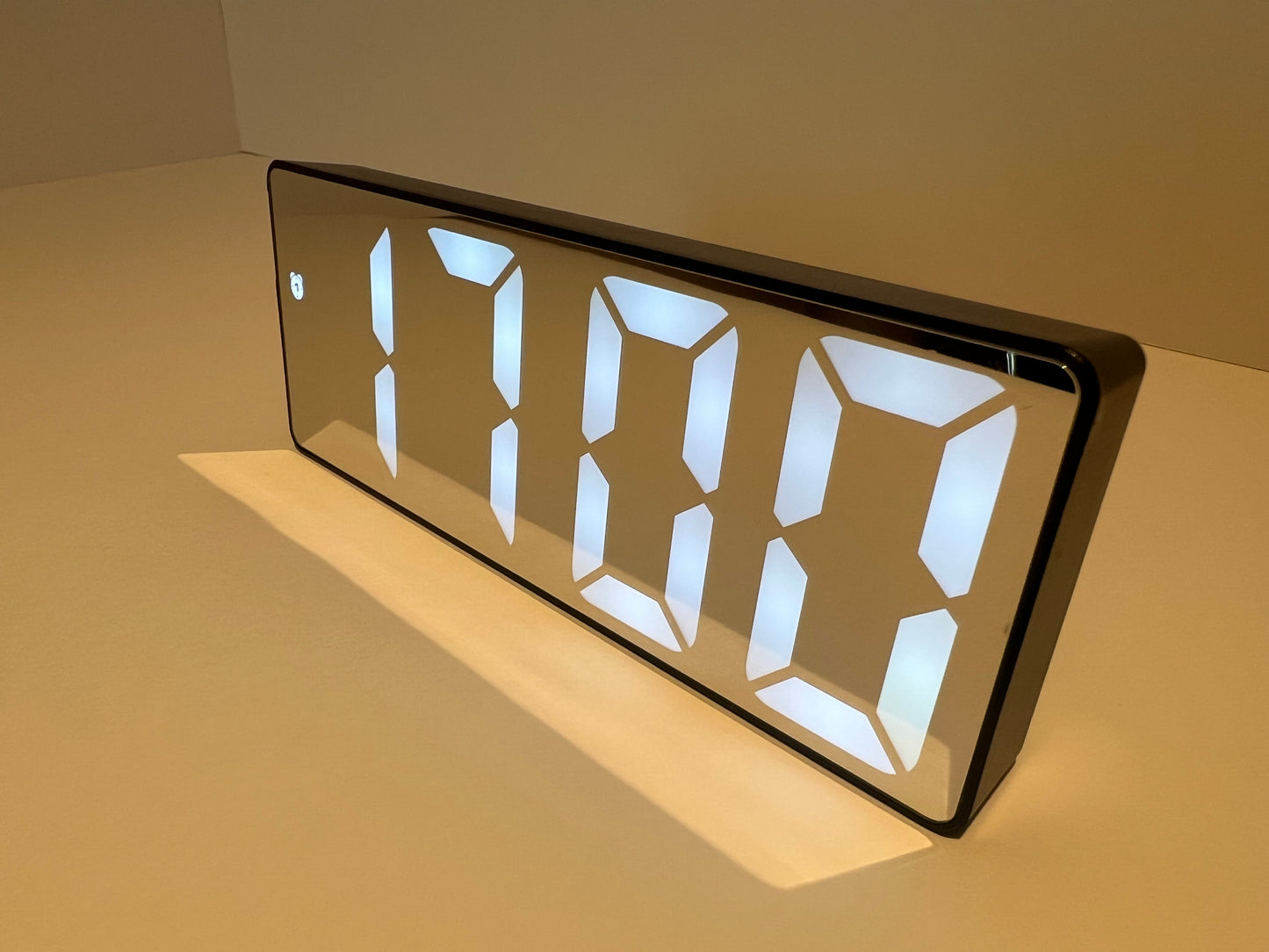 Modern LED Digital Clock with Temperature Display, Alarm & Adjustable Brightness