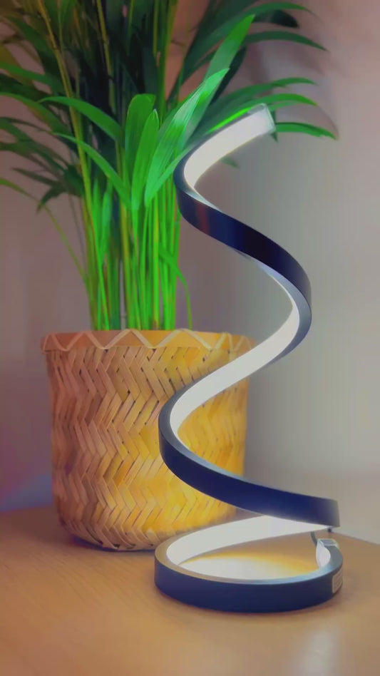 Modern Spiral LED Desk Lamp